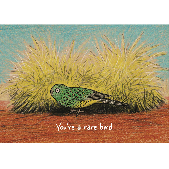 Rare Birds Love Greeting Card